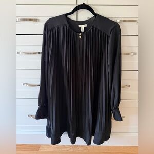 NWT H&M Black Dress with sheer sleeves